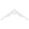 Ekena Millwork Pitch Heath Architectural Grade PVC Gable Pediment, 72"W x 27"H x 1"P (9/12) GPP072X027X100HEA - alternate 4